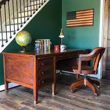 However, one of the most attractive elements of these rooms can be the desk or writing table itself. Vintage Office Desk Makeover Vintage Office Desk Vintage Office Vintage Desk