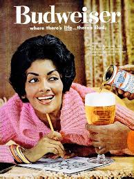 Budweiser Ad Ebony Magazine May 1961 Helen Williams African American Models Ebony Magazine
