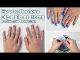 Removing Your Dip Powder Nails Doesn T Have To Be Daunting In Fact You Don T Need Any Dr In 2021 Dip Nails At Home Removing Dip Powder Nails Remove Dip Nails At