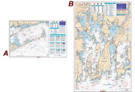 Waterproof Coastal Ne Fishing Chart Narragansett Bay To