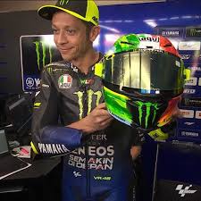 Home valentino rossi helmets by agv. Motogp Rossi Reveals His Mugello 2019 Helmet Facebook