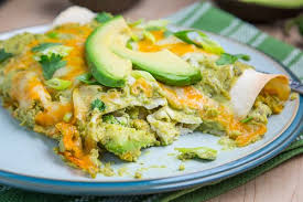 Chicken And Avocado Enchiladas In Creamy Avocado Sauce Closet Cooking