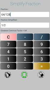 In that case, you could convert it into a whole number or mixed number. Simplify Fractions For Android Apk Download