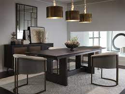 What questions do you need to answer when shopping for dining room furniture. Universal Furniture 847755 Modern Kubrick Dining Table Furniture Lightning Interior Decor Online Store Ontario