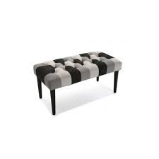 Banc Patchwork Noir Blanc Kankan Versa Table Basse Mobilier De Salon Interieur