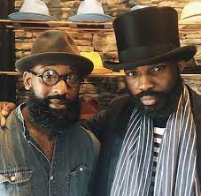 The Eclectic Lifestyle Specialist Mr Hicks And Marc Williamson Of Flame Keepers Hat Club Black Boys Haircut Bearded Men Black Beards
