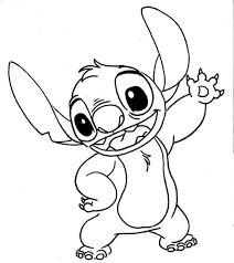 Stitch coloring page from lilo & stitch category. Lilo And Stitch Drawing Pages Peepsburgh