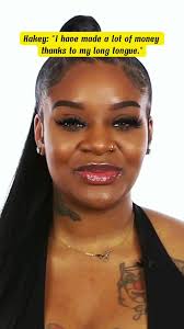 Black Girl with Long Tounge