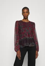 Upon page load, a unique text faace is generated. Desigual Lenny Bluse Borgona Rot Zalando De