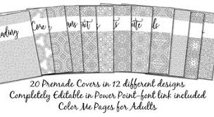 Every modern person needs to sometimes break out of the frantic pace of life, the maelstrom of urgent matters, important decisions, everyday or work problems and relax. Adult Coloring Binder Cover Worksheets Teaching Resources Tpt