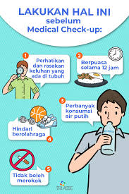 Tips Sebelum Mendical Check Up Luhan Infografis Olahraga