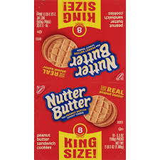 Medium cookie crumb pieces bag uses the same deliciously crunchy cookie and sweet peanut butter cream filling as traditional, whole nutter butter cookies, but provides it in small, crumb pieces that are great for adding to sweet treats. Nabisco Nutter Butter Sandwich Cookies King Size 8 Cookies Per Pack 3 5 Oz Pack 10 Count Rocketdsd