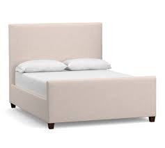 Shop twin beds online or stop by your local store to find the right twin bed for your home. Raleigh Square Upholstered Tall Bed With Footboard Pottery Barn
