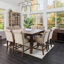 Furniture Of America Bennington 54 In Counter Height Dining Table Walmart Com Counter Height Dining Table Set Counter Height Dining Table Oak Dining Sets
