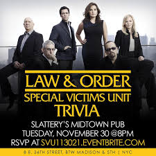 What is the witch of november, or november witch? Law Order Svu Trivia Slattery S Midtown Pub New York 30 November 2021