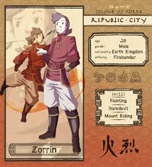 Republic City Zorrin Avatar Characters Republic City Avatar The Last Airbender