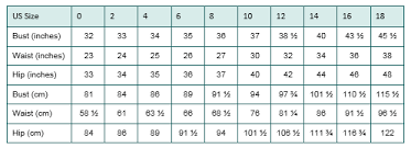 66 symbolic pants sizing chart women