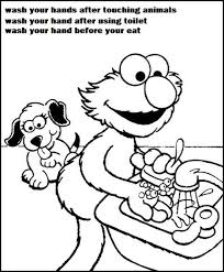 Here are a bunch of handwashing coloring pages as well as some glove love. Elmo Sesame Street Hand Washing Coloring Pages For Children In 2020 Coloring Pages Sesame Street Coloring Pages Free Printable Coloring Pages Coloring Home