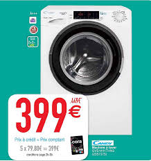 Offre Candy Machine A Laver Chez Cora