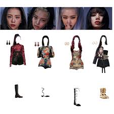 Fashion Set How U Like That Created Via In 2020 Kpop Outfits Fashion Kpop Fashion Outfits