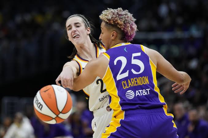 Caitlin Clark in action for the Indiana Fever, do AI tạo