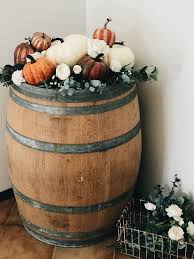 Fall Wine Barrel Decor Barrel Decor Wine Barrel Decor Autumn Wine