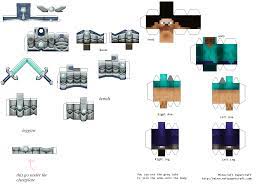 Is the armor in minecraft real or fake? Papercraft Minecraft Armor Novocom Top