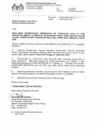 Komsas tingkatan 4, 5 (spm). Surat Hebahan Permohonan Sbp T1 Dan T4 2020
