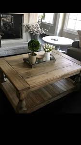 Large Square Rustic Baluster Wide Plank Coffee Table Farmhouse Coffee Table Shabby Chic Table Rusti Coffee Table Farmhouse Coffee Table Distressed Coffee Table