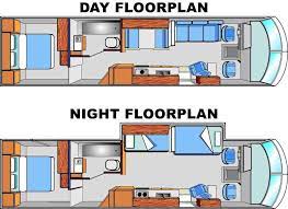 This motorhome is a great contrast to the aspect, but with similar features that make it a great rv. Motor Home Floor Plans Home Plans Home Design Rv Floor Plans School Bus Camper Camper Flooring
