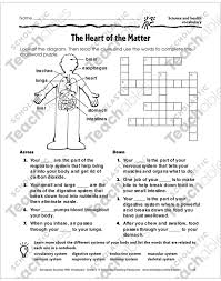 Word search puzzles can be. The Heart Of The Matter Science And Health Vocabulary Printable Crossword Puzzles Skills Sheets
