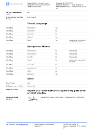 On august 19, 2021, as authorities investigated a bomb threat in the form of a possible explosive device parked in a truck. Bomb Threat Report Form Free And Editable Template