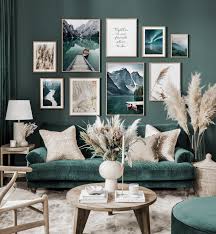 Superbe Decoration Murale Inspiree De La Nature Scandinave Affiches Paysage Cadre En 2020 Decoration Mur Interieur Decoration Mur Interieur Salon Deco Maison Interieur
