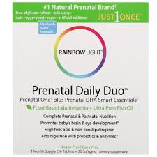 Rainbow Light Prenatal Daily Duo Prenatal One Plus Prenatal Dha Smart Essentials 1 Month Supply 30 Tablets 30 Softgels By Iherb