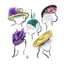 Royal Hats At The Royal Wedding Sketch By Lindazoon Hat Designs Career In Fashion Designing Model Drawing