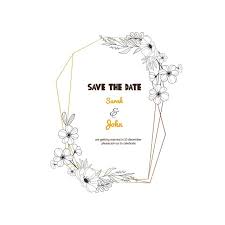 Geometric Wedding Invitation Frame Frame Wedding Wedding Invitation Png And Vector With Transparent Background For Free Download Geometric Wedding Invitation Invitation Frames Wedding Invitation Vector