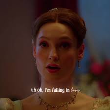 Bridgerton Francesca Looking at Michael Violet