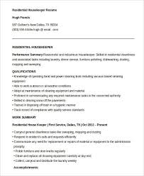 Provide quality cleaning services to ensure an inviting atmosphere. Housekeeping Resume Example 9 Free Word Pdf Documents Download Free Premium Templates