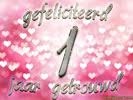 Huwelijk Huwelijksverjaardag 1 Jaar Gratis Wenskaarten Ecard Jakosawi Com