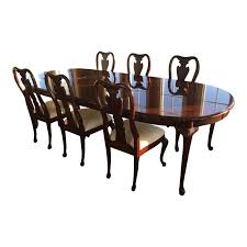 1990s Queen Anne Thomasville Dining Room Set 7 Pieces My Grandma Had This Dining Set But With Armed C Dining Room Sets Dining Table Setting Dining Room Table