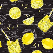 Limon Y Limonada Sin Patron Fondo De Limon Foto De Archivo 79734900 Lemon Background Art Folio Seamless Patterns