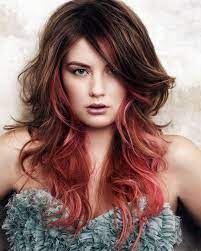 It varies from light brown to a medium dark hair. Pin By Jenny Callahan On Love Red Ombre Hair Dip Dye Hair Hair Color Pink