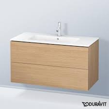 Duravit Me By Starck Waschtisch Mit L Cube Waschtischunterschrank Europaische Eiche Mit Wondergliss Mit 1 Hahnloch Waschtischunterschrank Waschtisch Duravit