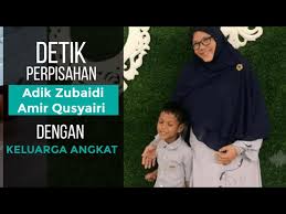 View this post on instagram 💙. Detik Perpisahan Adik Zubaidi Amir Qusyairi Dengan Keluarga Angkat Video Viral Youtube