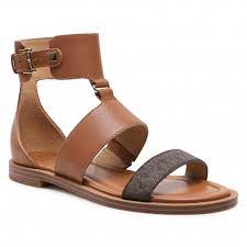 Michael michael kors fiona wedge dress sandals size 6 garnet size a9q9. Sandalen Michael Michael Kors Amos Flat Sandal 40s1amfp1l Acorn Alltagliche Sandalen Sandalen Pantoletten Und Sandaletten Damenschuhe Eschuhe De
