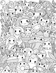 Yampuff food coloring pages coloring coloringpages witch. Doodle Art Simple Kawaii Food Coloring Pages Novocom Top