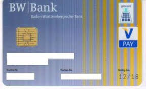 Link of bw bank login page is given below. Bank Card Bw Bank Bw Bank Germany Federal Republic Col De Vp 0004 02