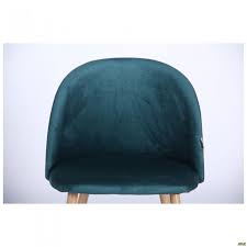 Стілець обідній Sherry beech/green velvet