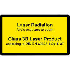 Laserklasse 1 zur klasse 1 gehören laser die auch bei dauernder betrahlung unter den maximal zulässigen bestrahlungswerten liegen. Pico 70119633 Laser Warnlabel Engl Din En 60825 Klasse 3b 38x23 Mm Gelb Bei Reichelt Elektronik