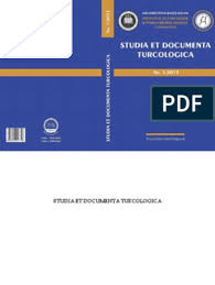 Studia Et Documenta Turcologica 1 2013 Libre 4 Modernism Romanticism
